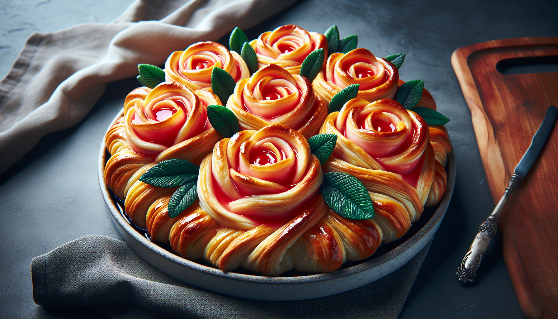 rose di pasta sfoglia